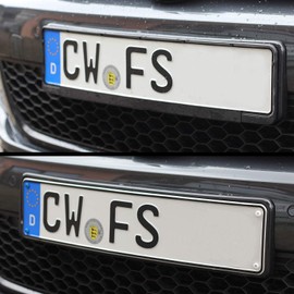 8 x Number Plate Screws Set 4.8 x 16 Stainless Steel Car Motorcycle Number Plate Holder