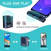 KIMAFUN Drahtloses Lavalier Mikrofon für Type-C-Android, Kabelloses Ansteckmikrofon Plug-Play für