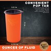 Spit Bud Original Hunter Orange Spittoon For Chewing - Portable
