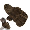 Pet Bathrobe Warm Flannel Quick Drying Dog Hooded Bath Towel