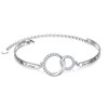 925 Sterling Silver Infinity Inspirational Bracelet With Love Message"Always My