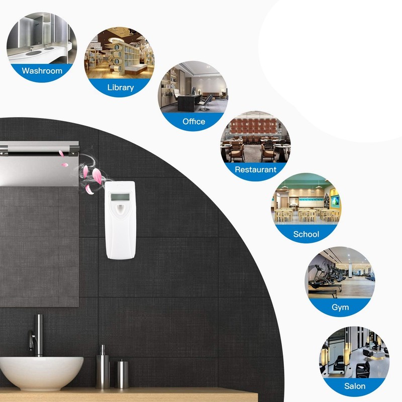Automatic Fragrance Dispenser with Timer Wall Mount Air Freshener Perfume