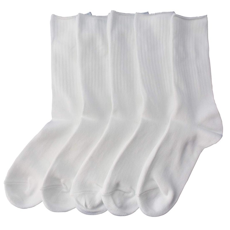 Hayashi (710) Men's Socks, Round Toe, Set of 5, Military