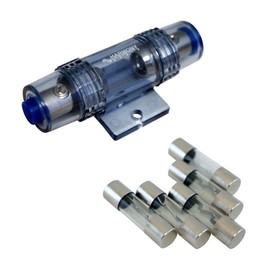 Harmony Audio HA-AGUFH Car - Boat Marine Stereo AGU Fuseholder & 50 Amp Fuses