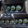 (Green) - Danti 3pcs Audio Air Conditioning Button Cover Decoration