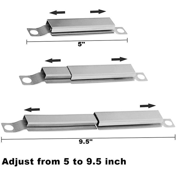 LOKHING 05590 Universal Adjustable Crossover Tubes Replacement Parts for Nexgrill