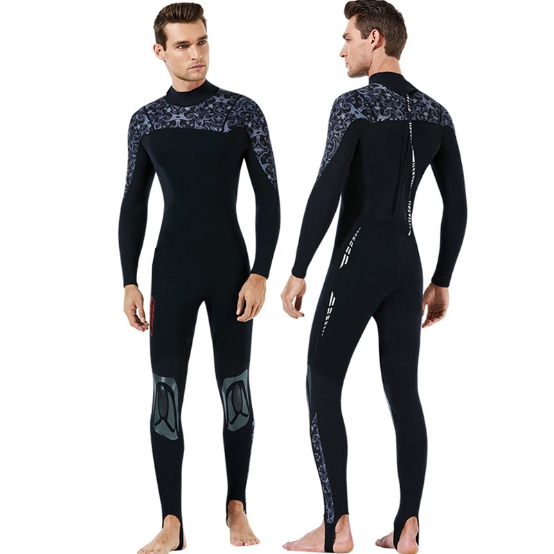 3MM Diving One Piece Swimsuit Long Sleeve Equipment for Snorkeling