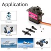 DIANN 6pcs MG90S Micro Servo 180° Servo Motor 9G Geared