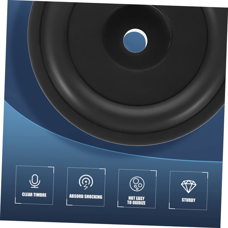 CAXUSD 2pcs Vibration Speaker Isolation Feet Pads High-Density Aluminum Cushion