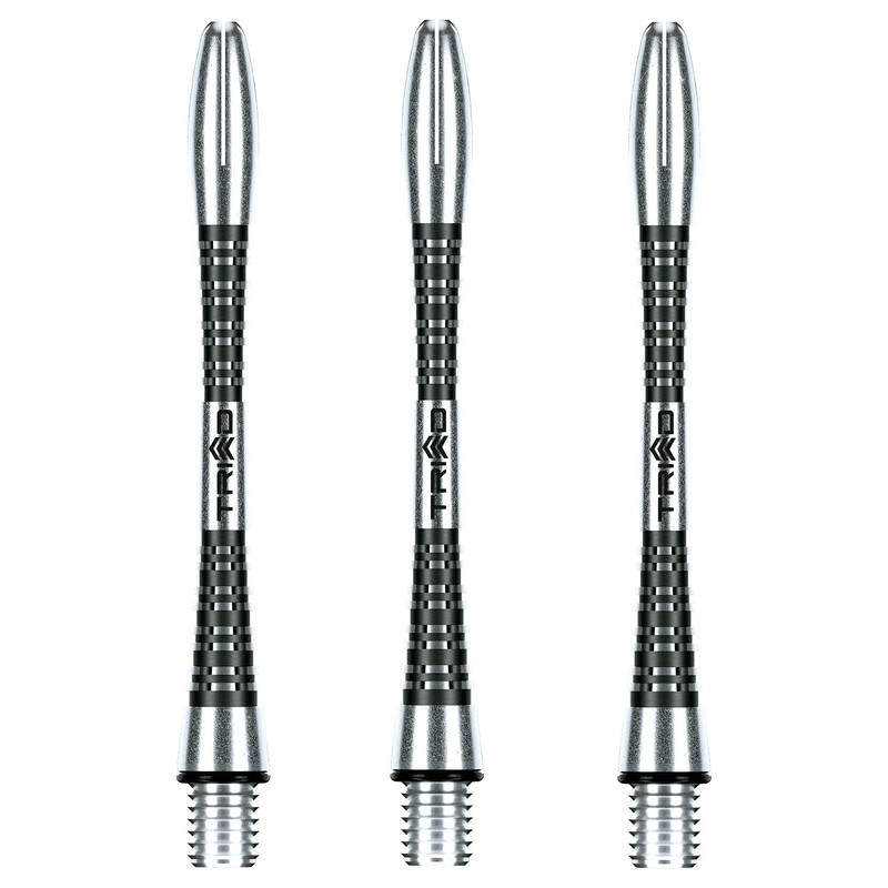 WINMAU Triad Aluminium Black Medium Dart Shafts (Shafts) - 1