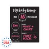 My Baby Bump Pregnancy Timeline / 10"x 12" Chalkboard Style