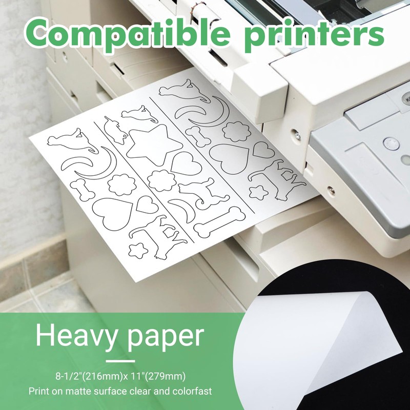 KOPAIBOS Freezer Paper Sheets for Quilting & Crafts - 8.5x11