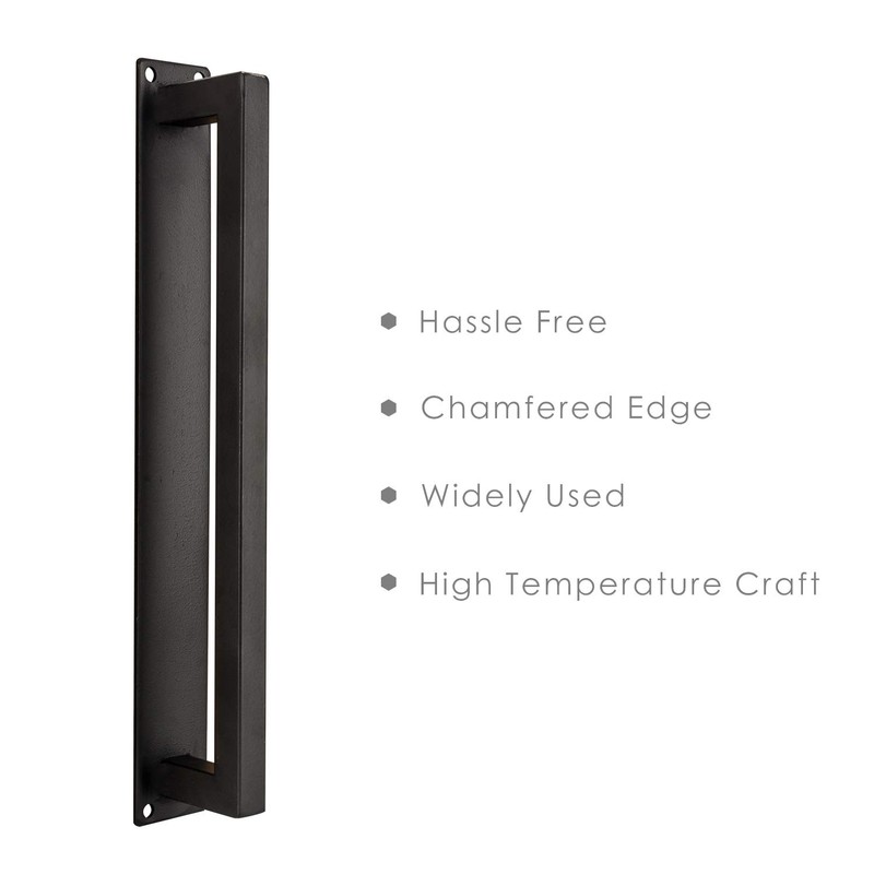 Homode Barn Door Handle, 12" Rustic Pull Handle Heavy Duty,