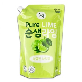 Aekyung SoonSaem Lime Scent Dish Soap Refill 1200ml D 3ea