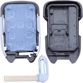 Smart Key Fob Cover Case Shell fit for 2022 2021 2020 2019 Chevy Silverado and GMC Sierra 1500 2500HD 3500HD Keyless Entry Remote Key Fob (Without Chip, 5 Buttons)