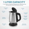 Aroma Housewares 1.0L / 4-cup Stainless Steel Electric Kettle (AWK-267SB)
