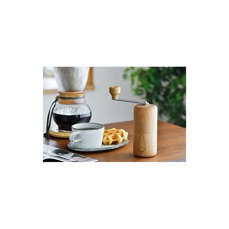 Kawasaki Synthetic Resin MI-030 Milu Wood Coffee Mill, Keychain, Made