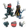 2Pcs Blue Iron Frogs Wall Decor - Creative Hanging Art