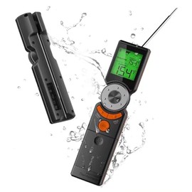 Sper Scientific Smart Scrolling Meat Thermometer with Instant Read 800128 - Ultra-Fast Digital Food Thermometer for Meat, BBQ, Grill, Smoker, Oven & More - Water Resistant with Timer Alarm - 2 pc