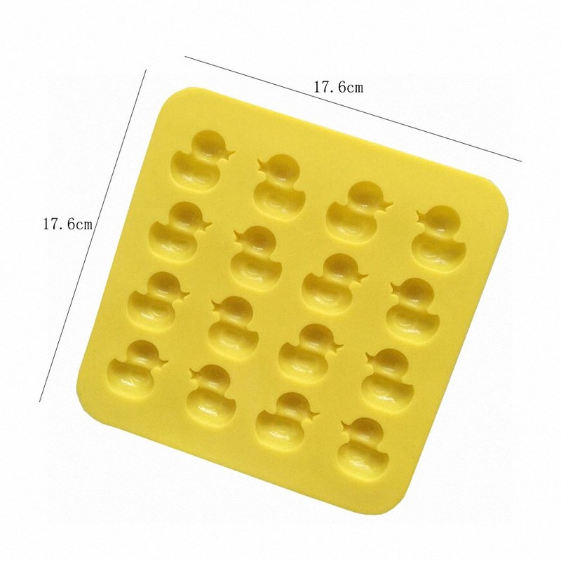 MoldFun 2-Pack Mini Size Rubber Duck Silicone Mold for Chocolate,