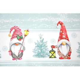 Kamaca Table Runner 40 x 160 cm with High-Quality Print Motif, Kitchen Dining Table Eye-catcher, Autumn, Winter, Christmas (Gnome Friends 40 x 160 cm)