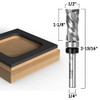 YONICO 33209q Top Bearing Ultra-Performance Compression Flush Trim Router Bit