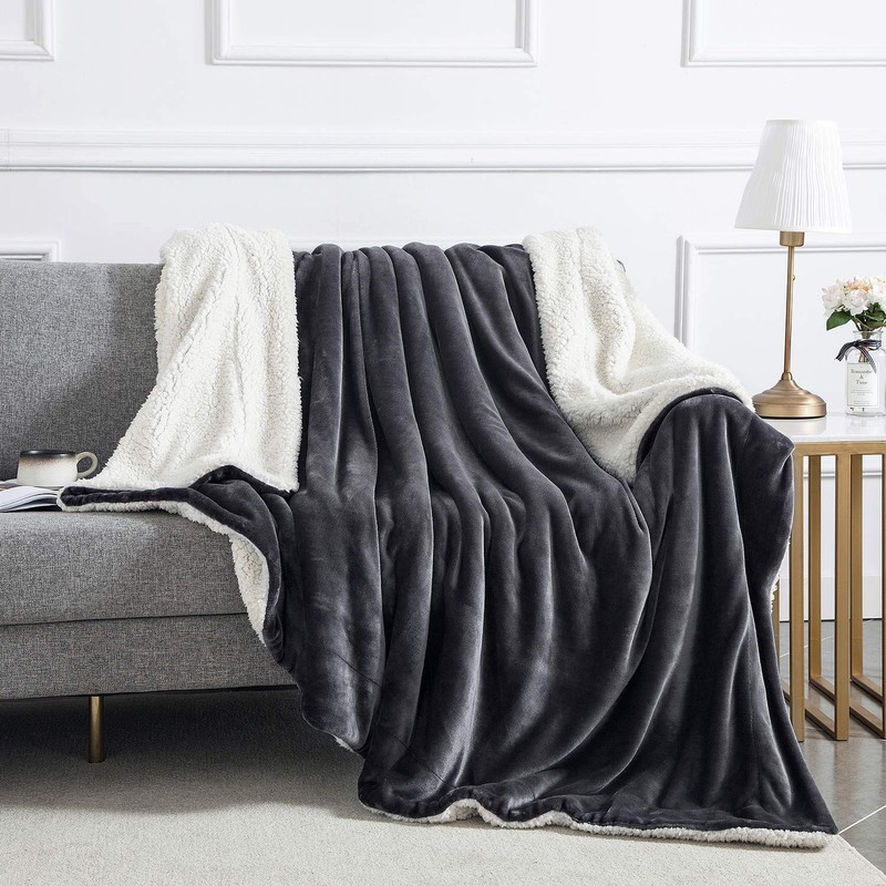 IR Imperial Rooms Sherpa Fleece Blanket Bed Throws Blankets For
