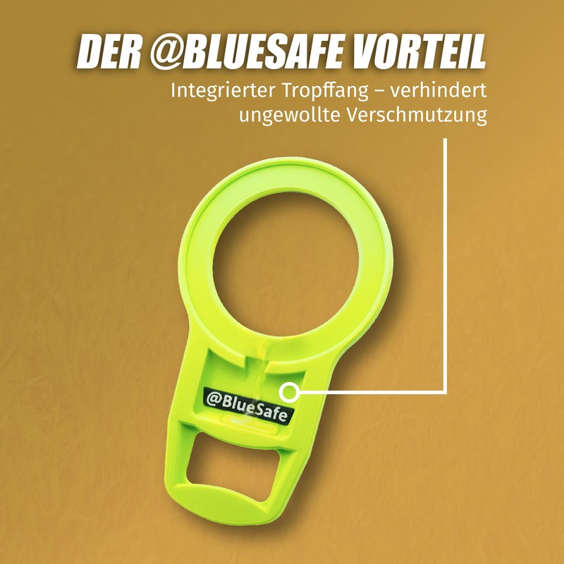 AdBlue Secure Fuel Tank Cap, neon yellow