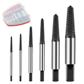 5 Pcs Screw Extractor Set Screw Extractor Screw Extractor Screw Extractor Damaged Screw Extractor with Storage Box for Damaged, Broken or Rounded Screws