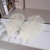 Shekyeon Piuma di struzzo fai da te, 40-45 cm, confezione