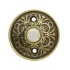 Emtek 2406 2-3/4" Diameter Lancaster Style Brass Lighted Doorbell Rosette,