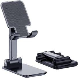 Soporte magnético para coche,Soporte para Celular Ajustable en Altura y Ángulo, Base Plegable con Almohadillas Antideslizantes de Silicona, Universal 