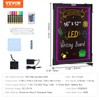 VEVOR LED Message Writing Board, 16"x12" Illuminated Erasable Lighted Chalkboard,