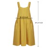 TOPTIE Cotton Linen Apron Cross Back Work Apron, Kitchen Apron,