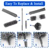 Dusters for Cleaning,9Pcs Feather Duster with Extension Pole Up to