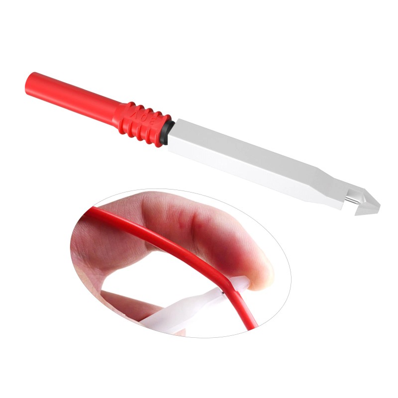 Peakelect Multimeter Test Leads Kit with Wire-Piercing Probe Alligator Clip