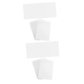 TEHAUX 2sets Thermal Laminating Pouches Lamination Paper Id Card Driving License Business Cards Easy to Use 100pcs*2