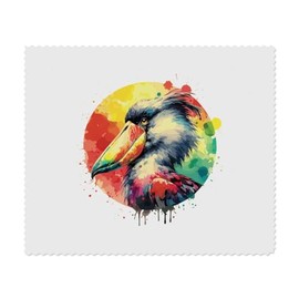 2 x 'Schuhschnabel Storch Porträt' Mikrofaser-Objektiv- / Brillenreinigungstücher (LC00027668)