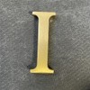4.5CM Self Adhesive Solid Brass Letters Wall sticker Gold English