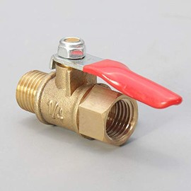 Lever Ball Valve Flow Control Forged Brass Ball Valve Male X Female Threaded Ends and Aluminium Lever Handle in Size (12mm 16mm 20mm) 20mm