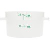 Carlisle FoodService Products Storplus Round Container Food Container, Storage Container