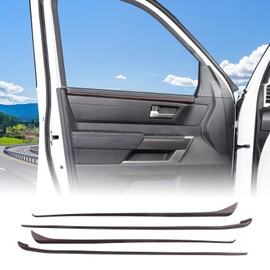 Aunginsy Car Front Rear Interior Door Panel Trim Cover Compatible with Toyota Tundra 2022-2023 Inner Side Door Panel Strip Cover Trim Door Armrest Panel Molding Decorative Strip Protective Accessories