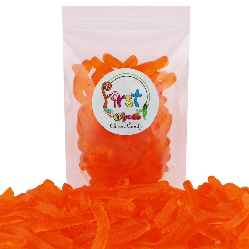 FirstChoiceCandy Sweet & Sour Gummy Worms, Multi Flavors and Solid
