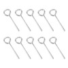 Vkinman 10Pcs 1/8 inch Allen Wrench Keychain Standard Hex Dogging