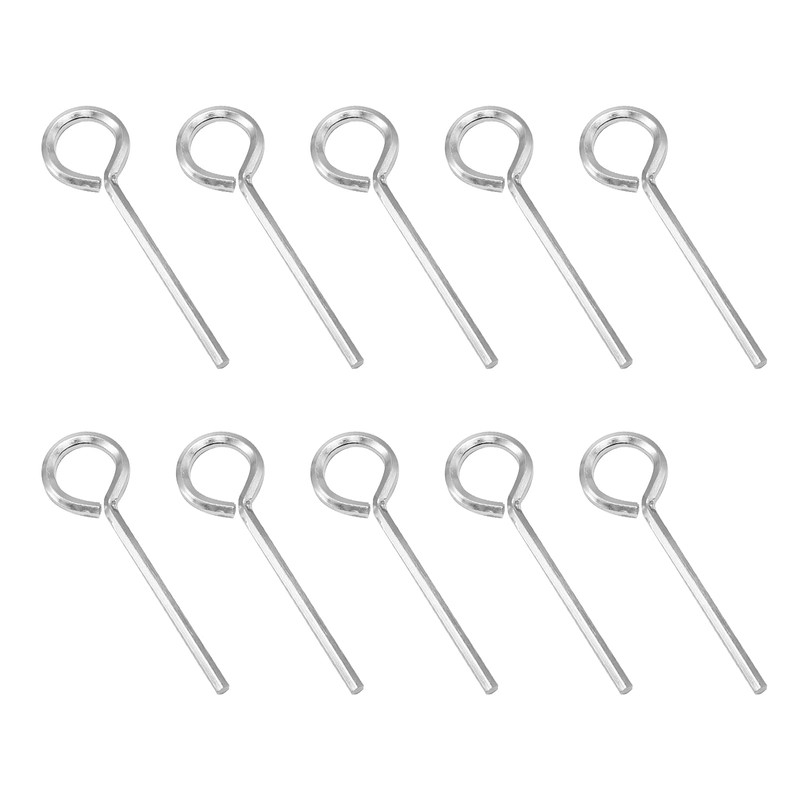 Vkinman 10Pcs 1/8 inch Allen Wrench Keychain Standard Hex Dogging