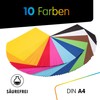 Perfect Ideaz 100 Sheets Coloured DIN A4 Clay Paper Coloured