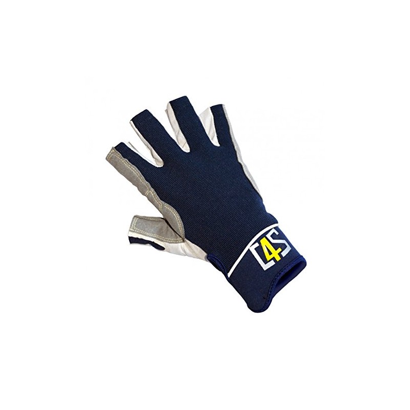 crazy4sailing Women's Men's Racing Sailing Gloves 5 Finger-Free, Colour: Navy