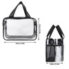 Clear Toiletry Bag, Large Clear Travel Toiletries Bag Thickened PVC