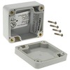 BOX PLASTIC GRAY 2.52"L X 2.28"W