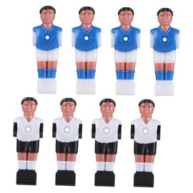 Generic 8pcs Foosball Player Replacement Realistic Table Soccer Figures Durable Dolls for Home Office Entertainment Venues Portable Football Game Accessories